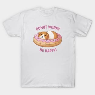 Guinea Pig In A Donut Plushie T-Shirt